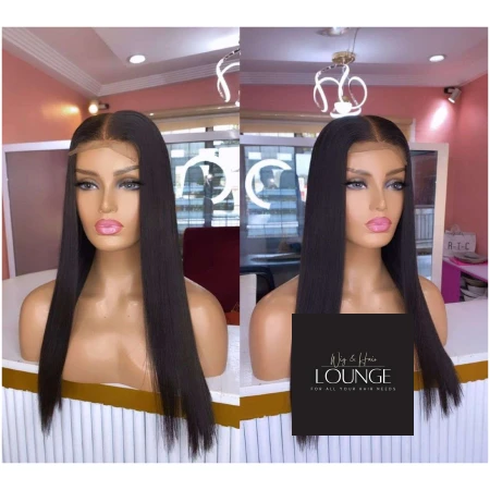 Natural borne straight 2*4 wigs