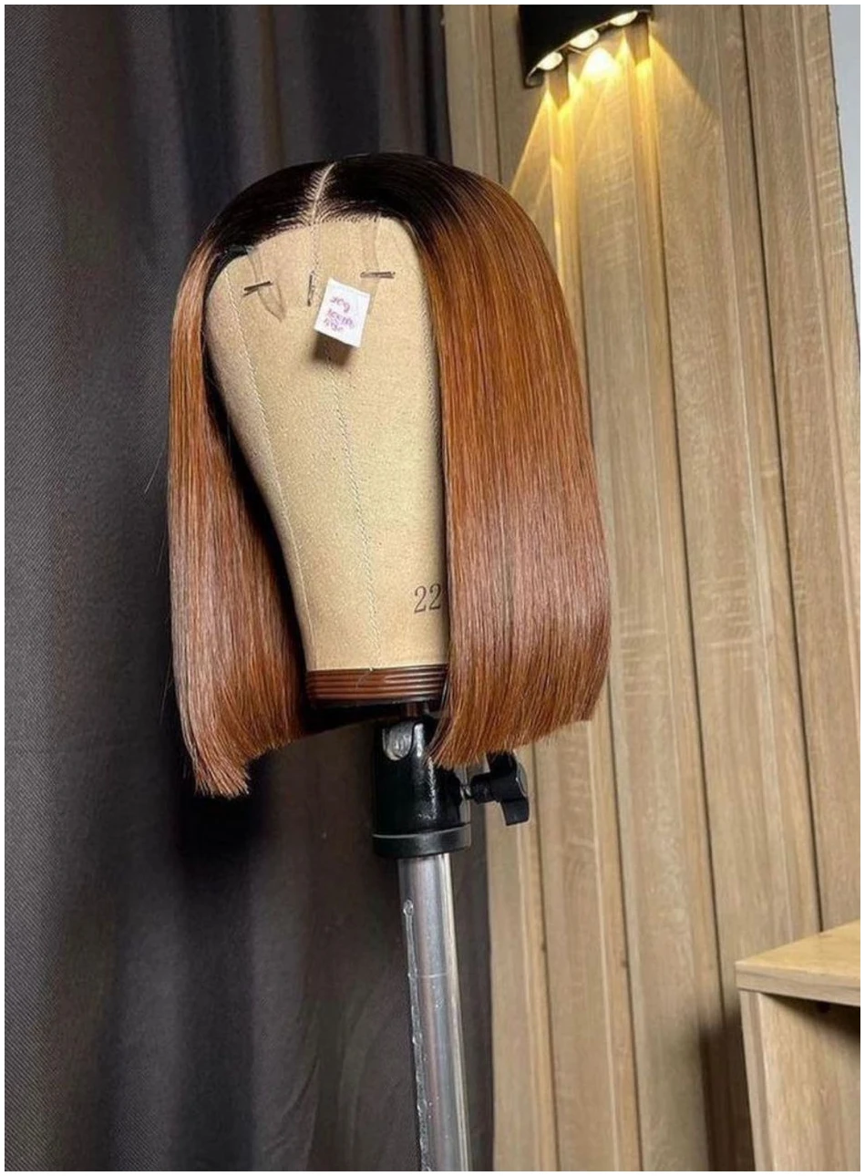 Premium 10” Bone Straight Bob Wig – Multiple Colours Available - Image 9