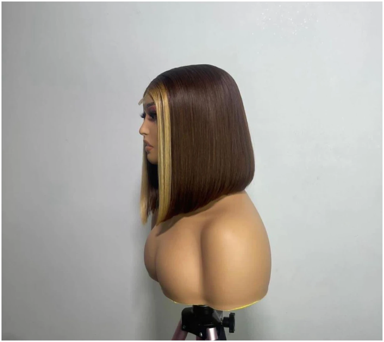 Premium 10” Bone Straight Bob Wig – Multiple Colours Available - Image 4