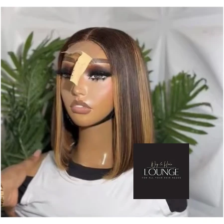 10 inches sdd Vietnam bone straight with 2 by 4  closures perfect bob, glueless