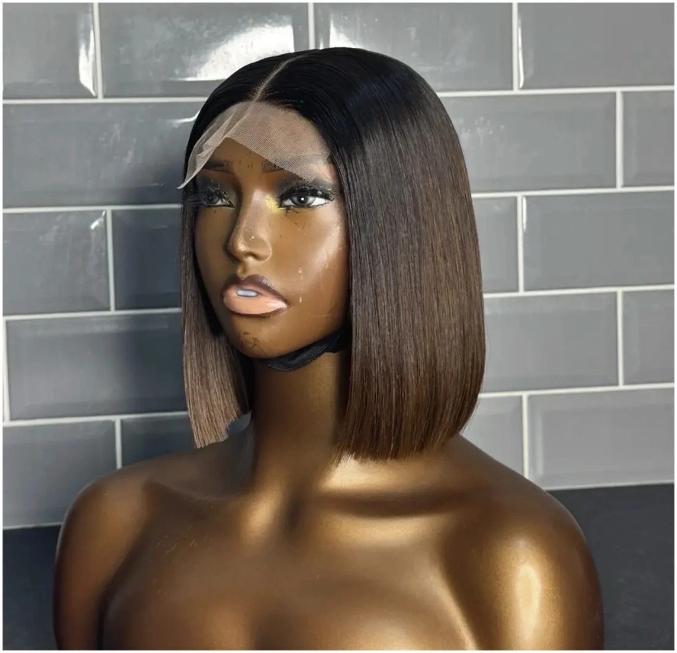 12” Luxury 5x5 Closure Human Hair wig