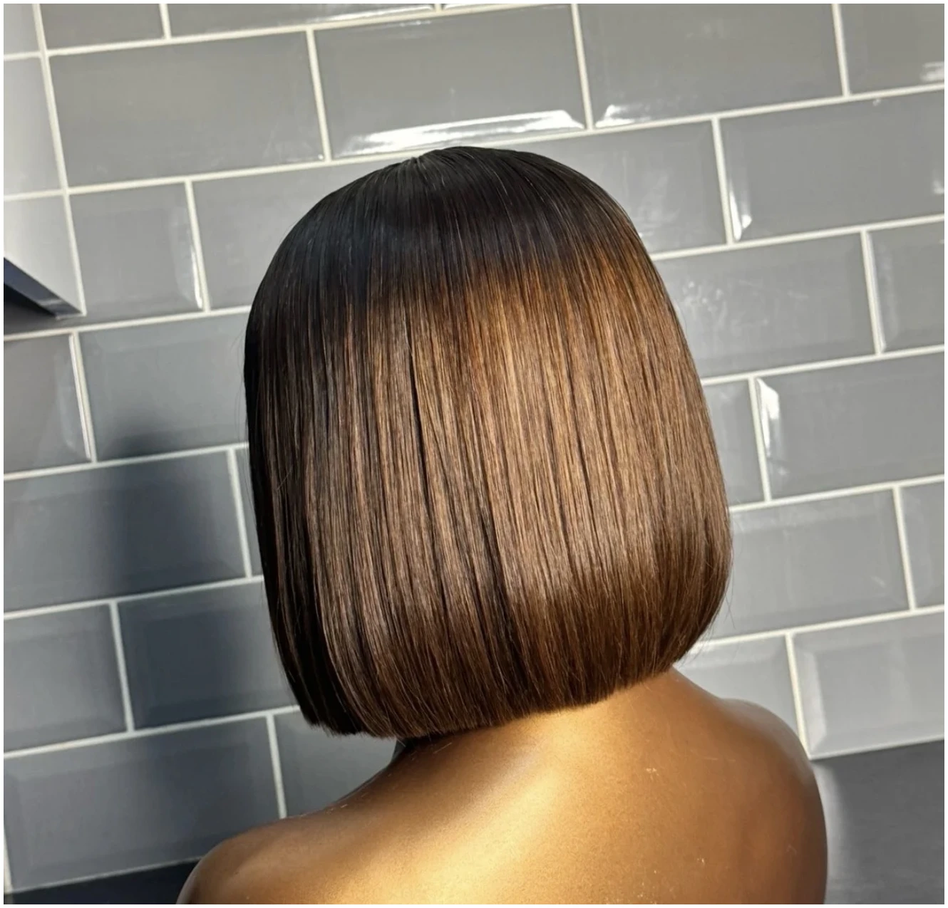 12” Luxury 5x5 Closure Human Hair wig - Image 4