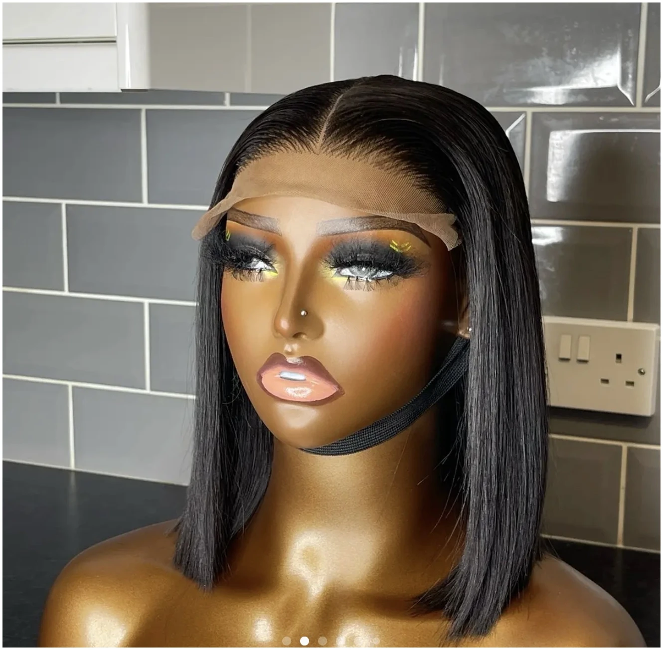 12” Luxury 5x5 Closure Human Hair wig - Image 3
